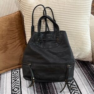 FRYE AND CO. Black Leather Tote NWOT, never used.